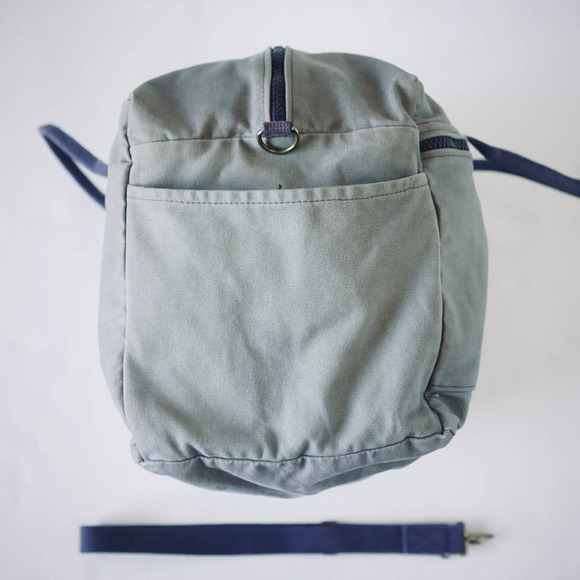 Vintage Cotton Canvas Pullman Luggage Bag - Picture 4 of 9